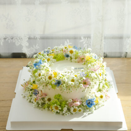 Wreath Flower Cake